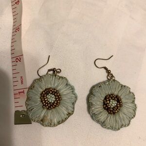 Floral Beaded Earrings